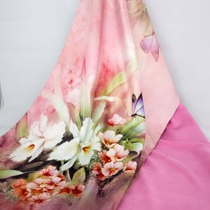 Lilly on Silk and Cashmere Scarf/Shawl